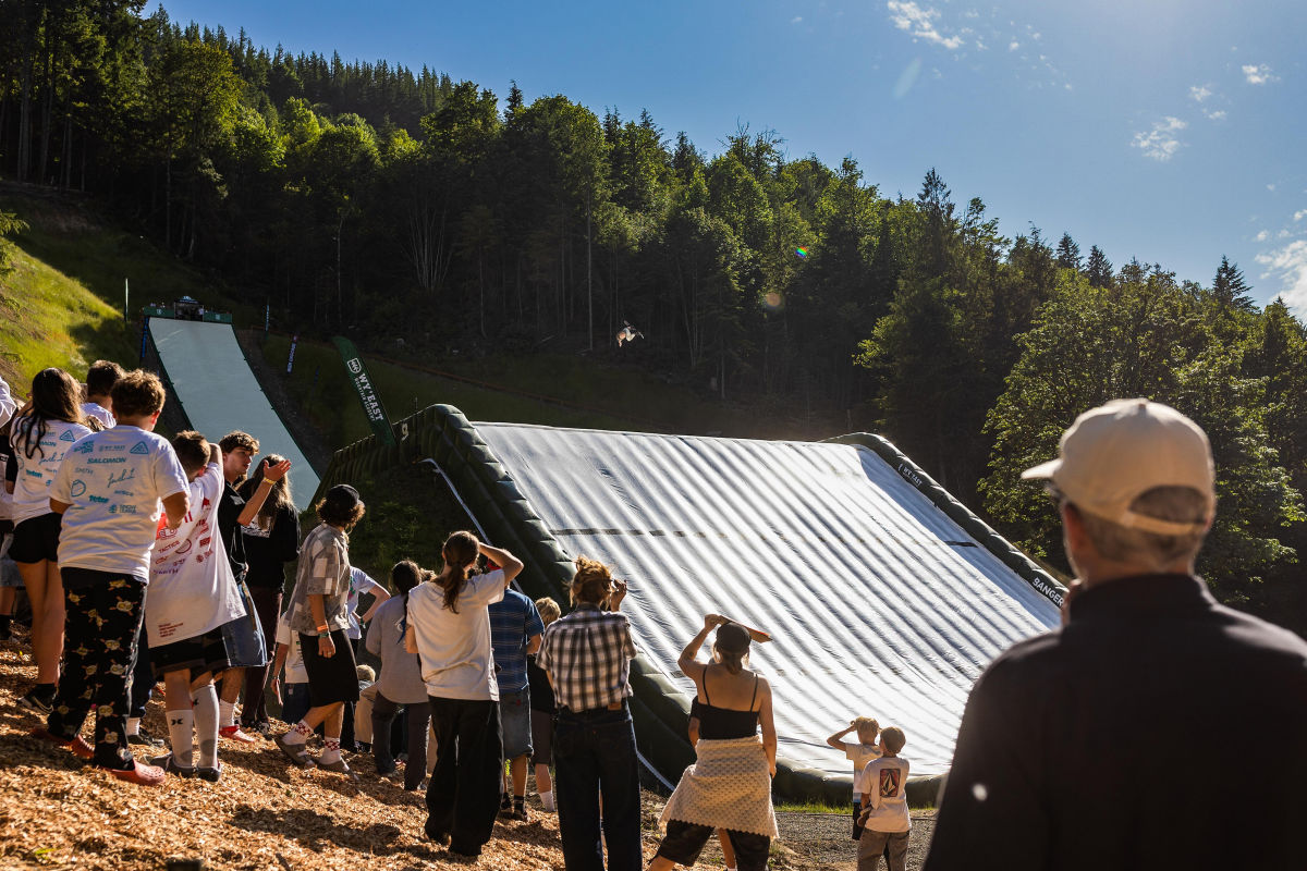 The Mount Hood Stunt Bag Where Olympic Snowboarders and Skiers Train