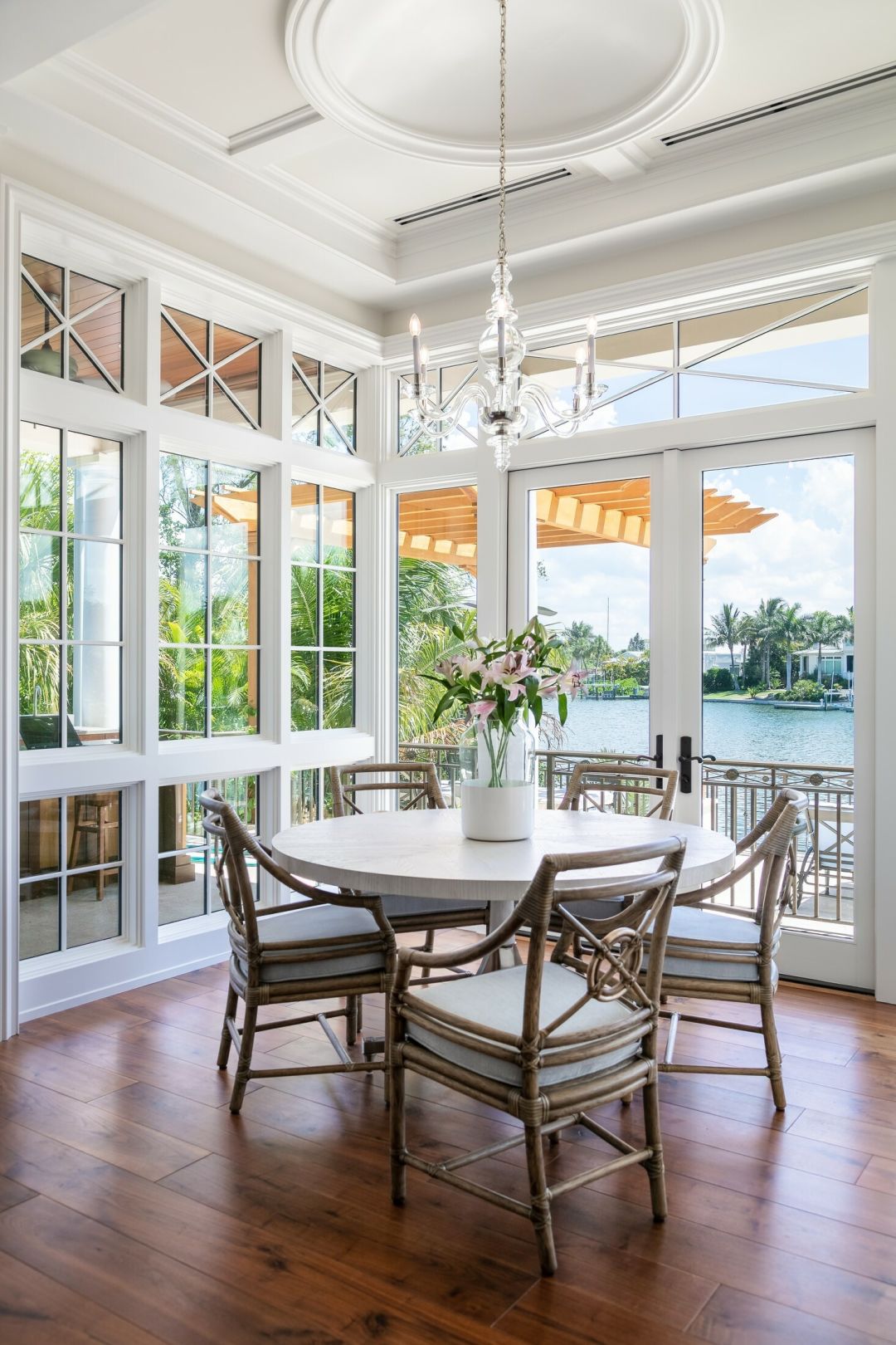 A formal dining room built by Nautilus Homes