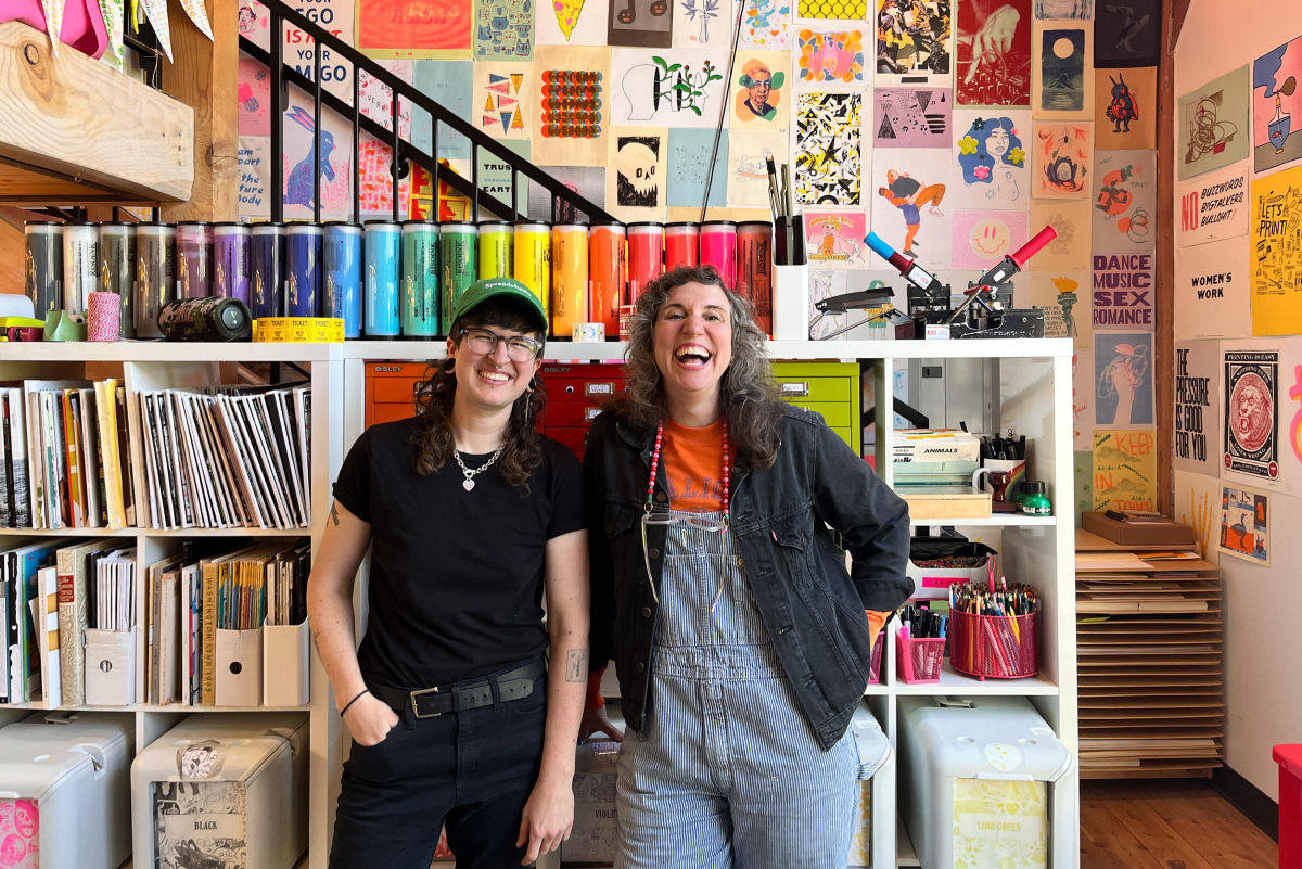 The Old School Printer Bringing Portland Artists Offline