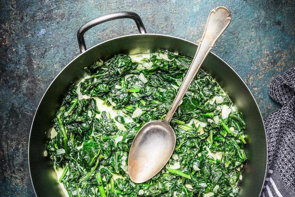 Flemings Steakhouse Creamed Spinach Recipe