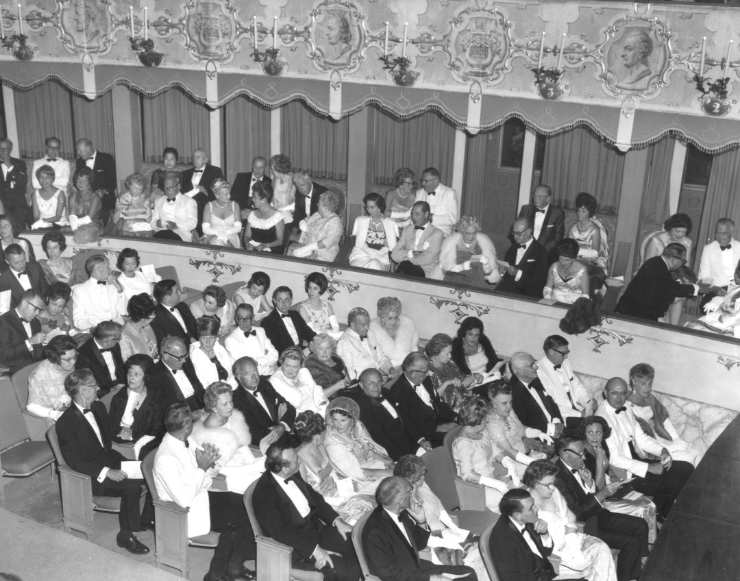 Guests at the Historic Asolo Theatre