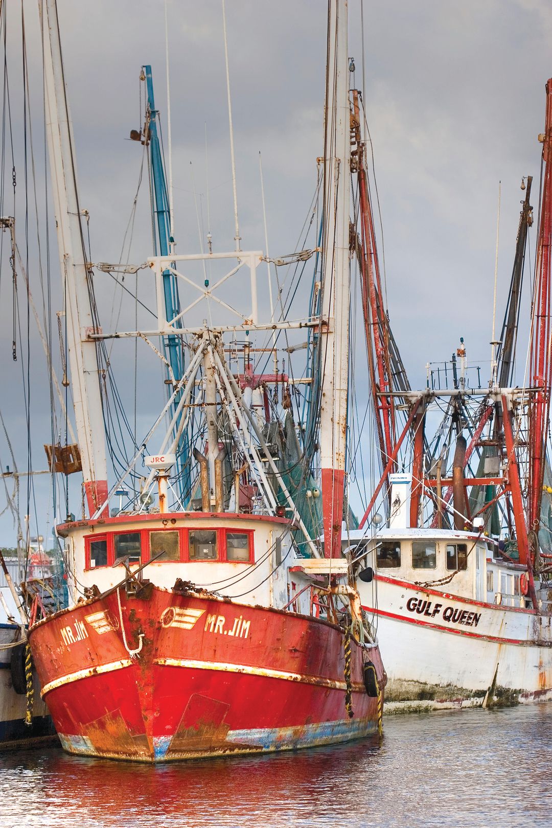 Shrimp boats in the Florida Keys