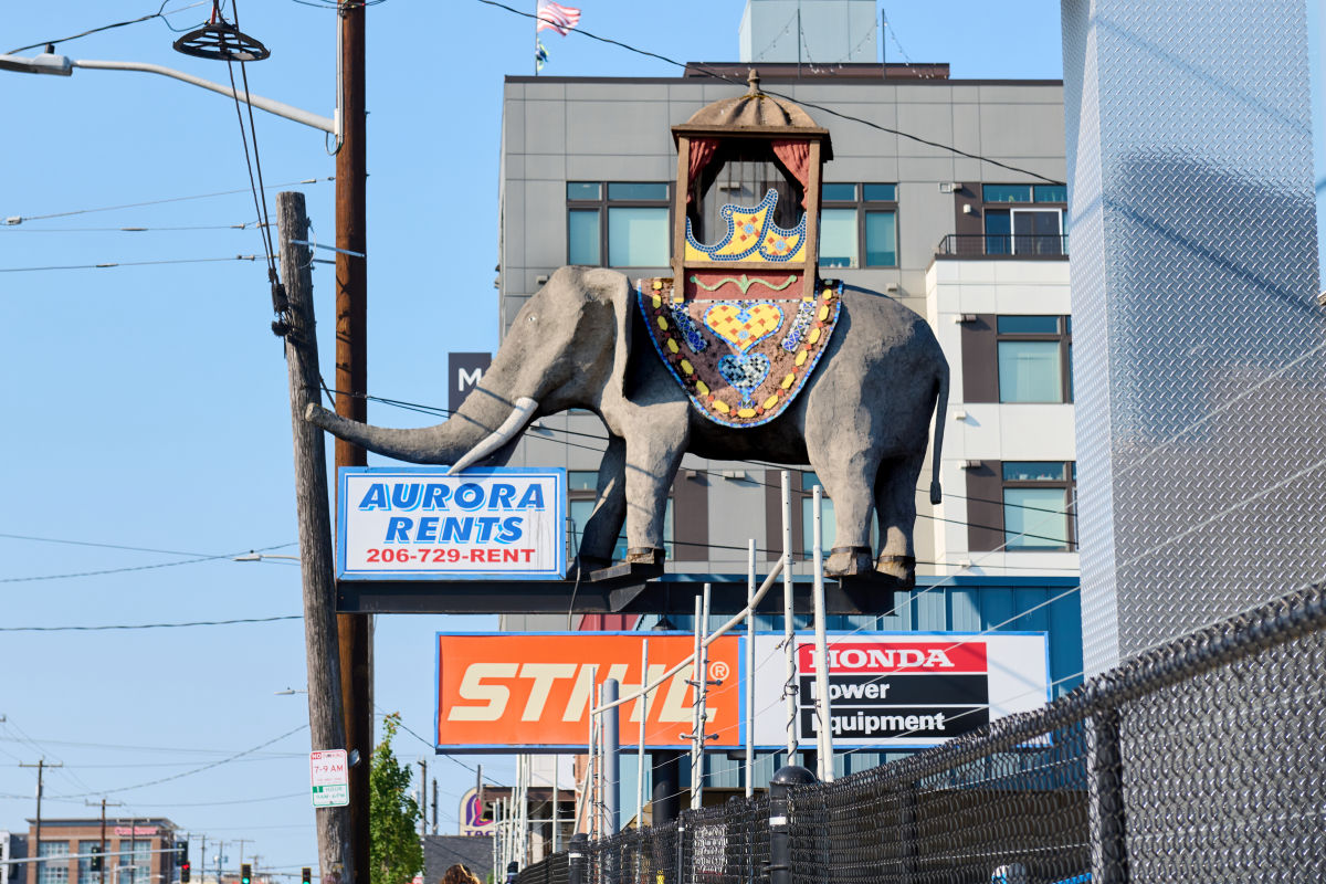 The Story of Aurora Avenue’s Iconic Elephant Landmark Seattle Met