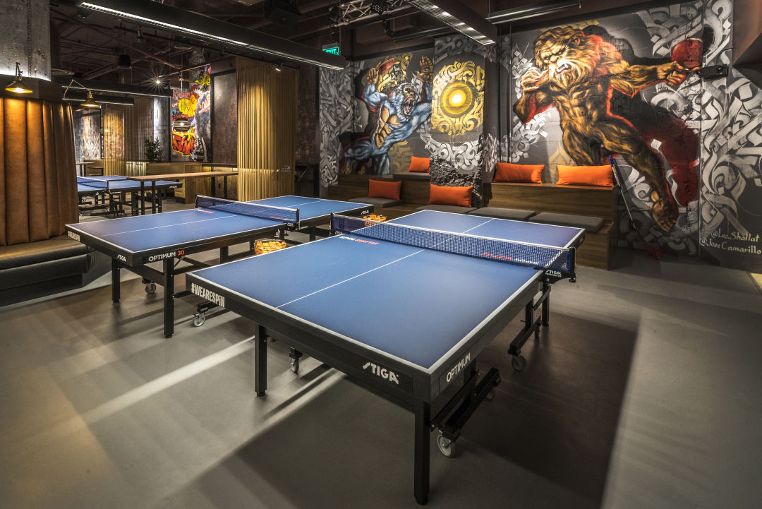 At SPIN's new bistro, ping pong is free of charge—but is the food any good?