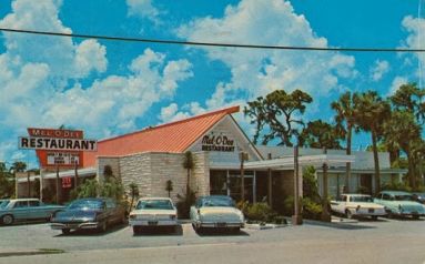 An old photo of the Mel-O-Dee diner on Tamiami Trail