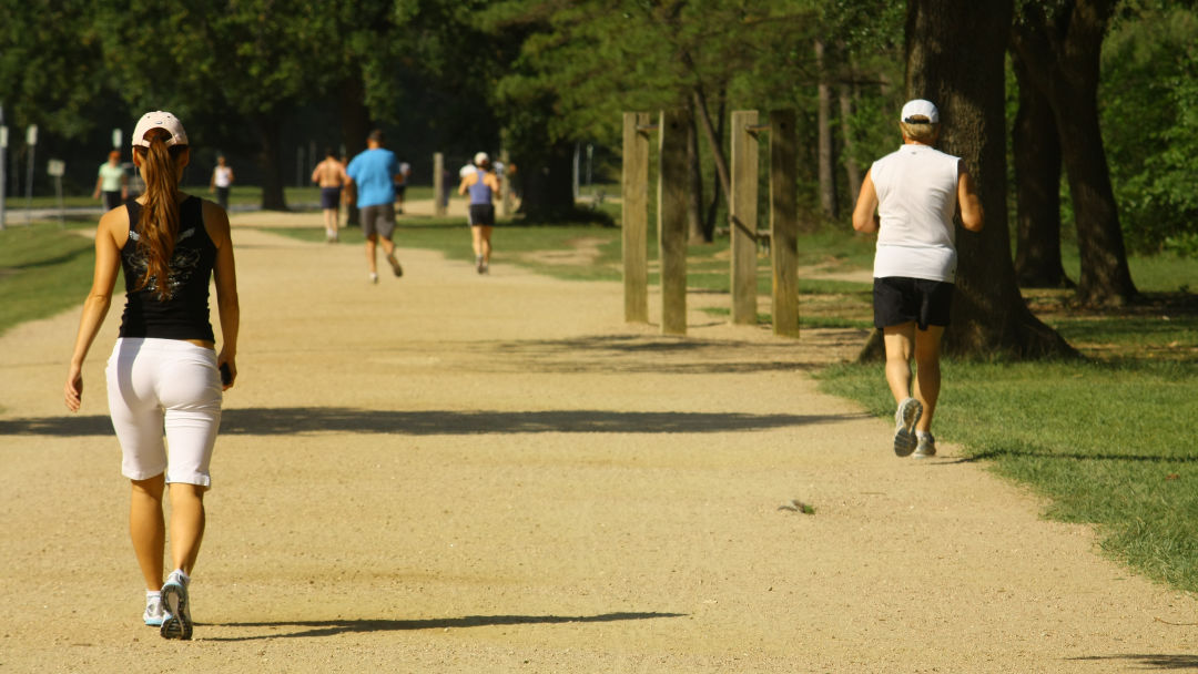 outside running track near me