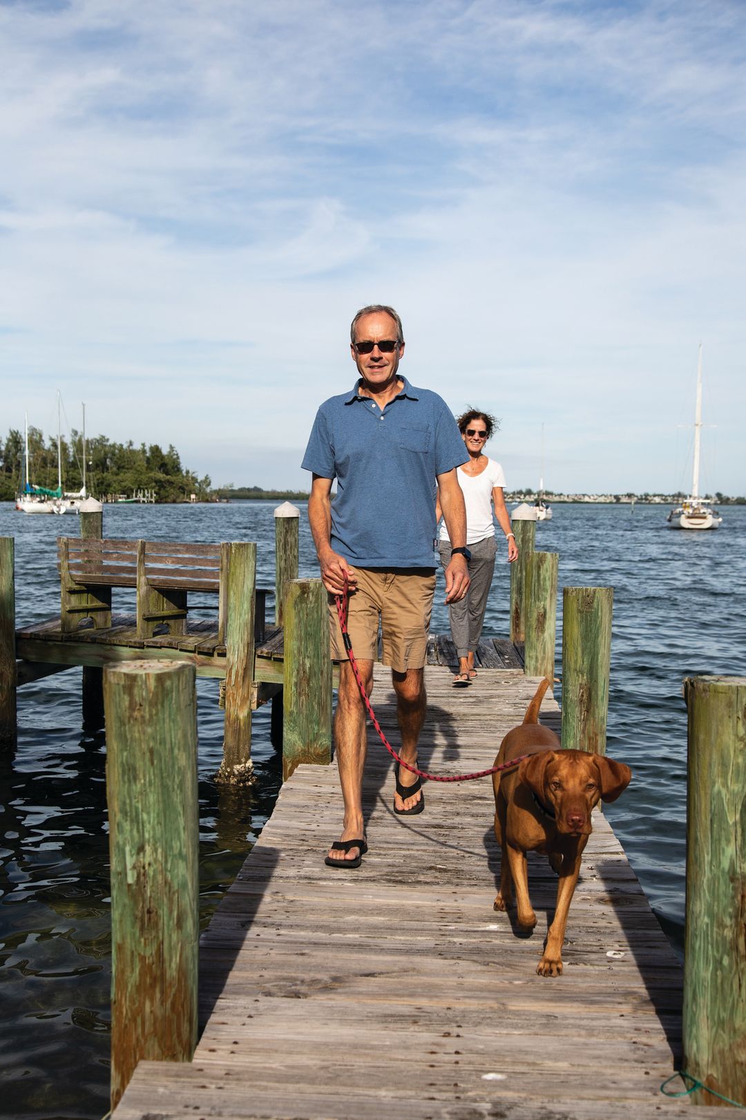 The neighborhood dock