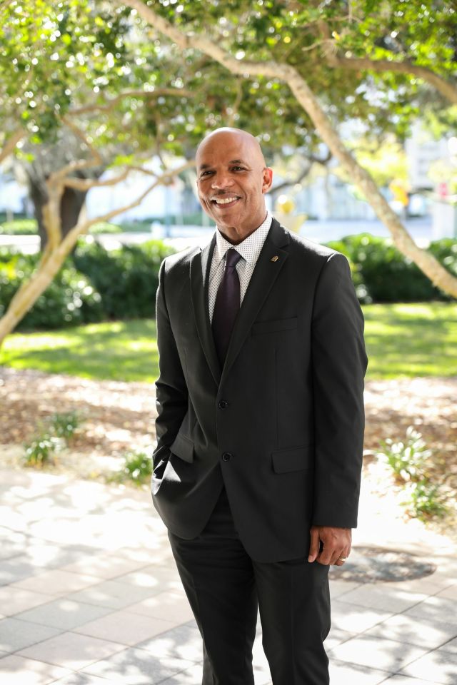 City of Sarasota manager Marlon Brown