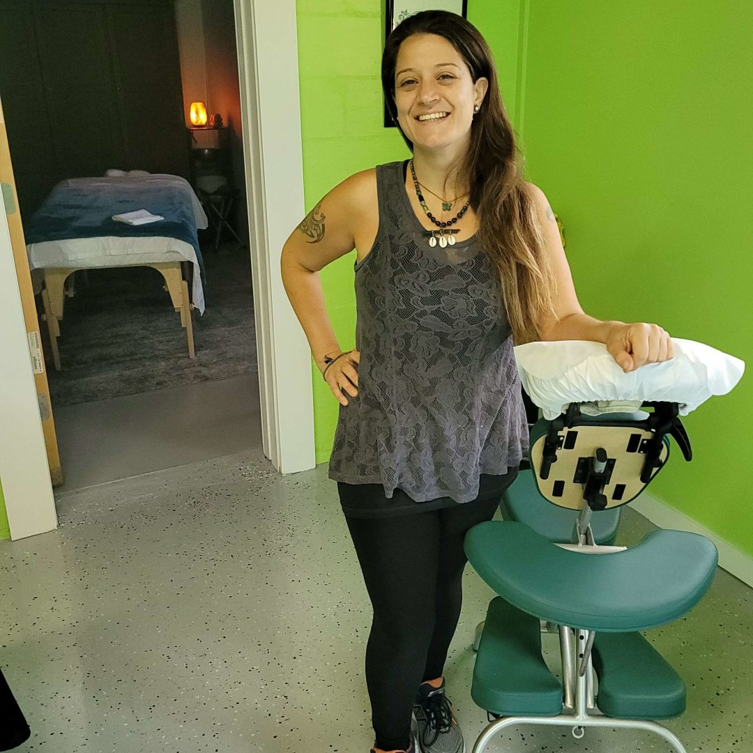 CBD massage is located at Sterling's wellness center at The Bazaar on Apricot & Lime