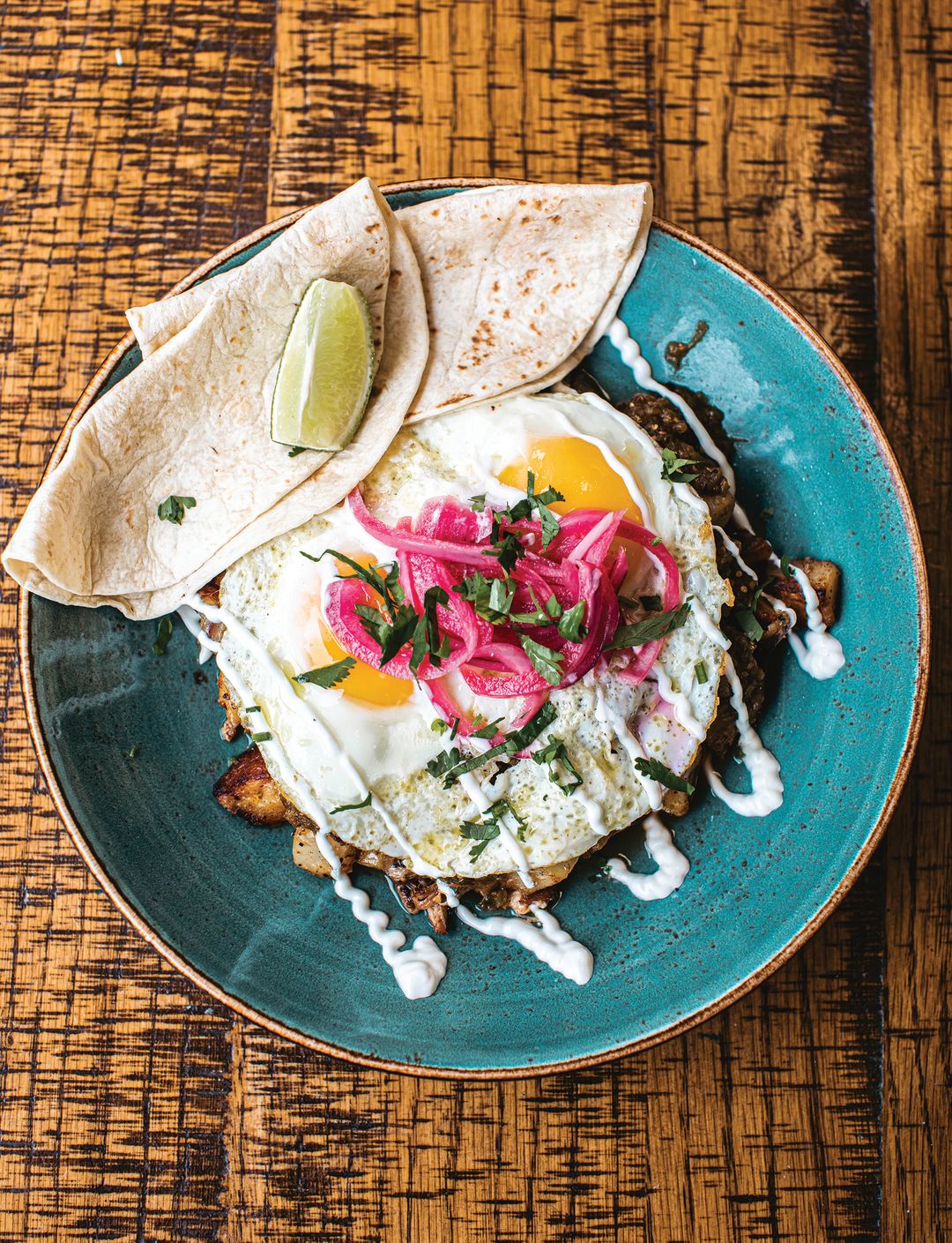 “Pork Green Chile Hash” at First Watch.