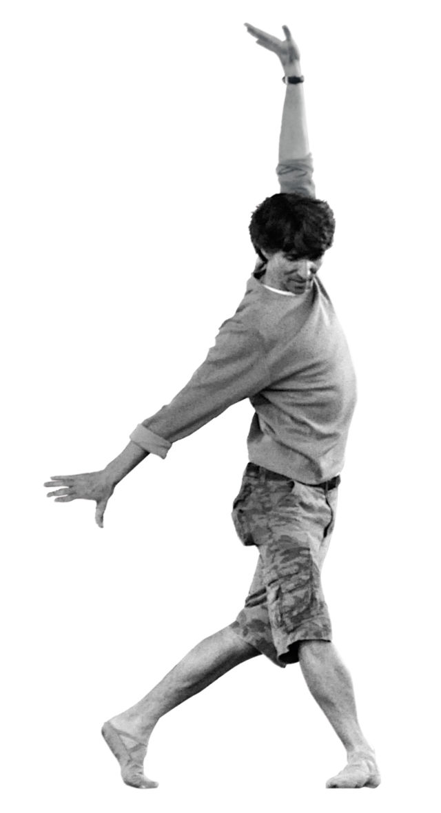 Artistic director damian woetzel and david hallberg at the 2009 vail international dance festival bw arivhi
