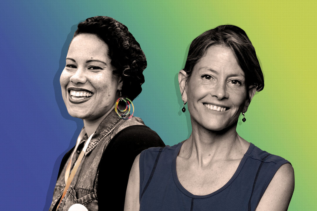 Nikkita Oliver and Sara Nelson