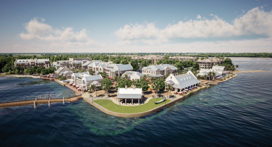 An aerial view of Waterside Place in Lakewood Ranch