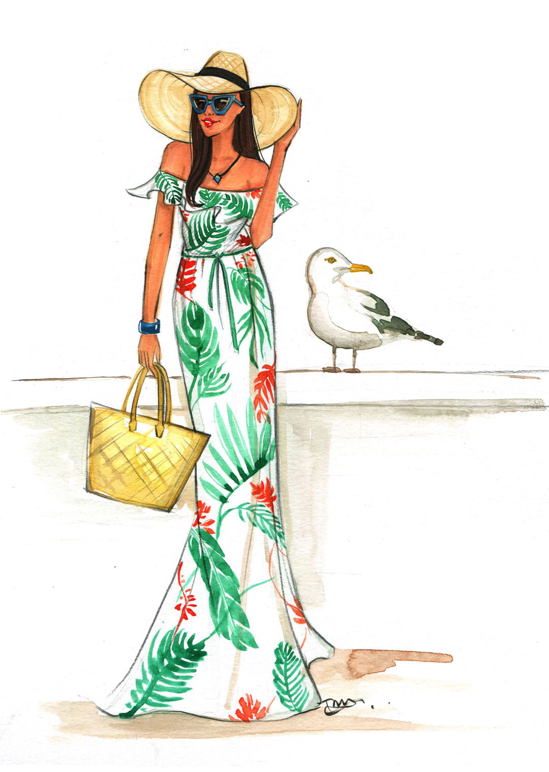 Houstonia mag floppy hat hiedyf