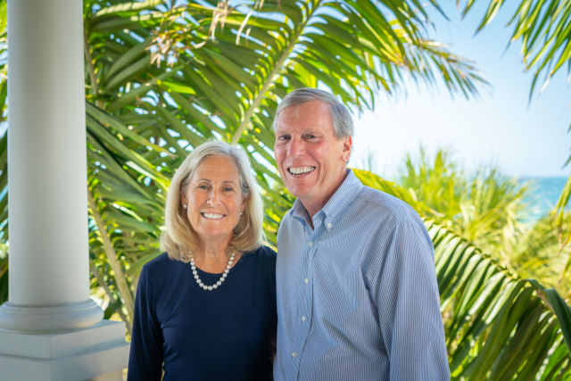 Marenda and Todd Stitzer posing together.