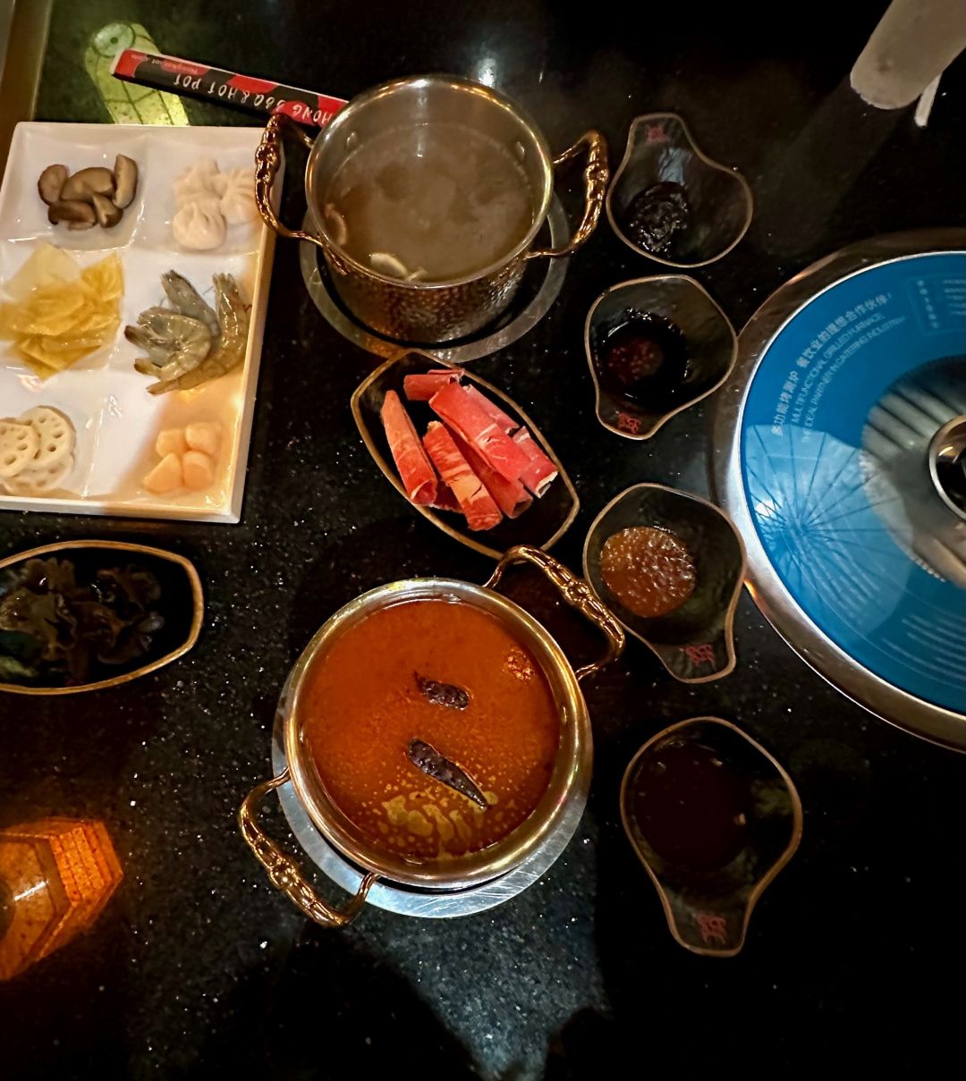 Szechuan hot pot at Hong BBQ & Hot Pot.