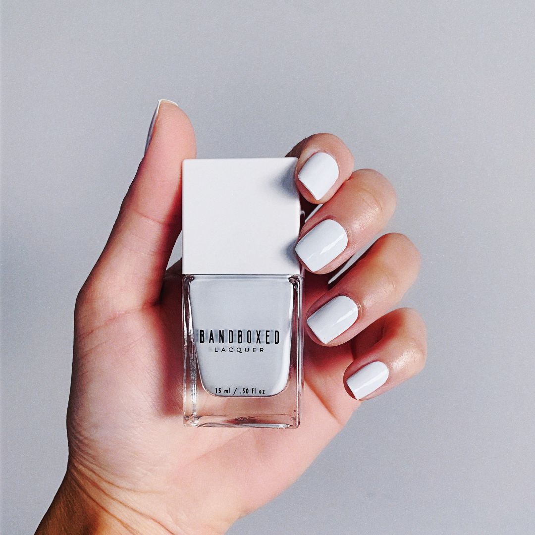 Bandboxed nail lacquer