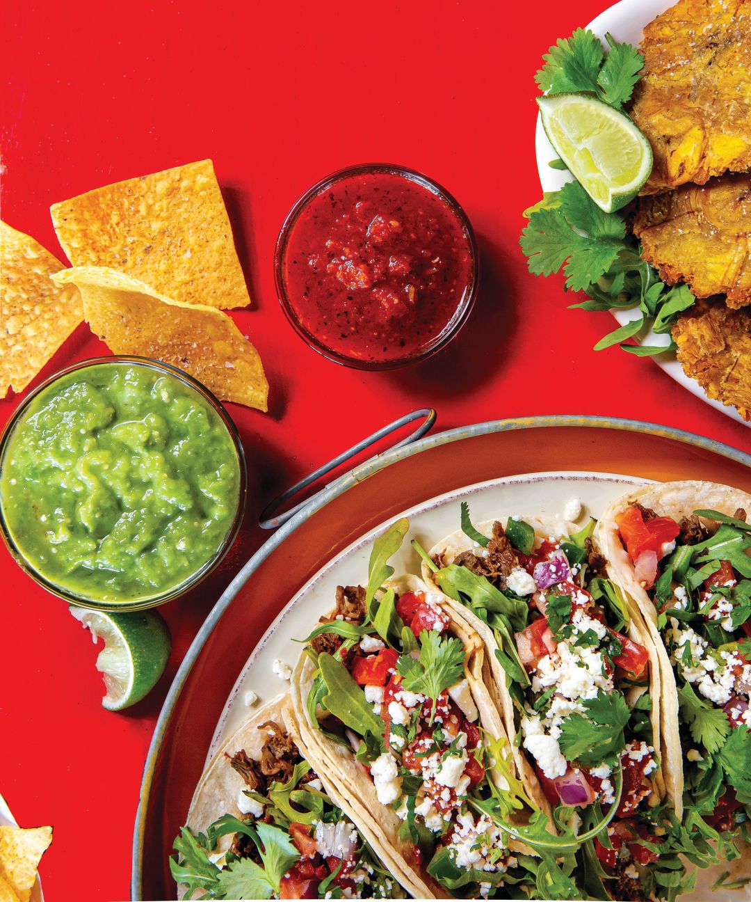 Barbacoa tacos at Screaming Goat Taqueria.