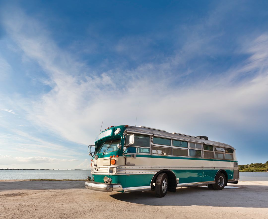 A 1948 classic Marmon-Herrington motorcoach.