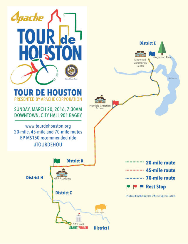 Tour De Houston 2024 Route Map: Explore Houston's Scenic Bike Routes!