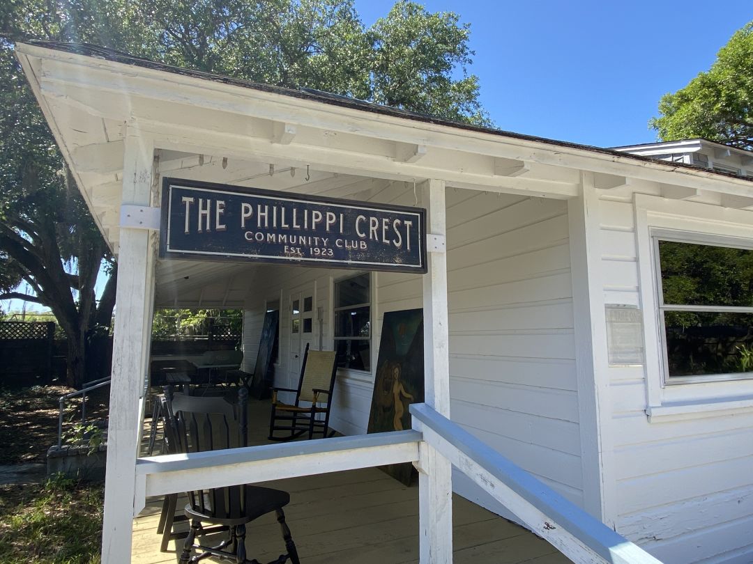 The historic Phillippi Crest Community Clubhouse.