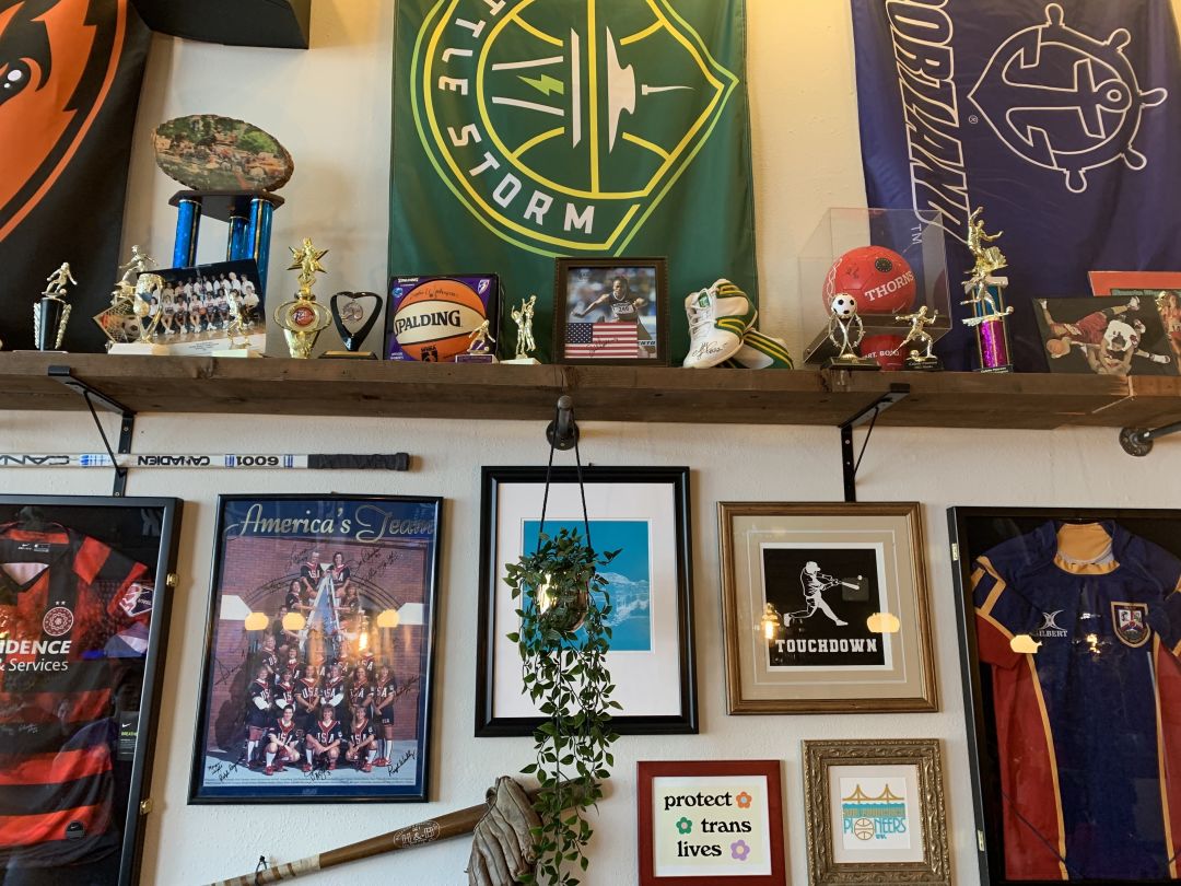 Sports bar in Portland, Oregon dedicated to playing women's sports