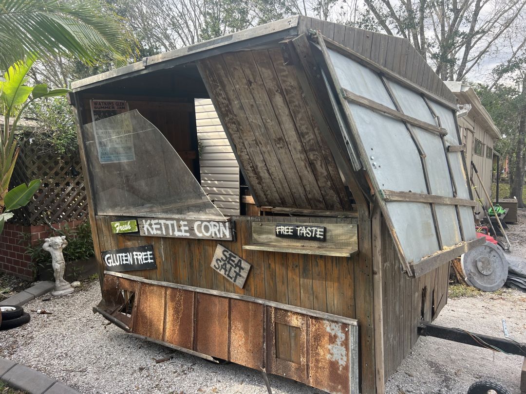 The Popcorn Barn after Hurricane Ian.