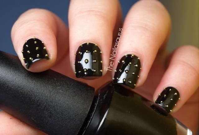 Nail Color of the Month: Black and Gold | Seattle Met