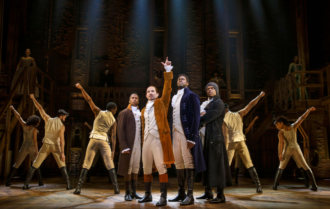 Elijah malcomb joseph morales kyle scatliffe fergie l. philippe and company hamilton national tour c joan marcus 2018 tchu74
