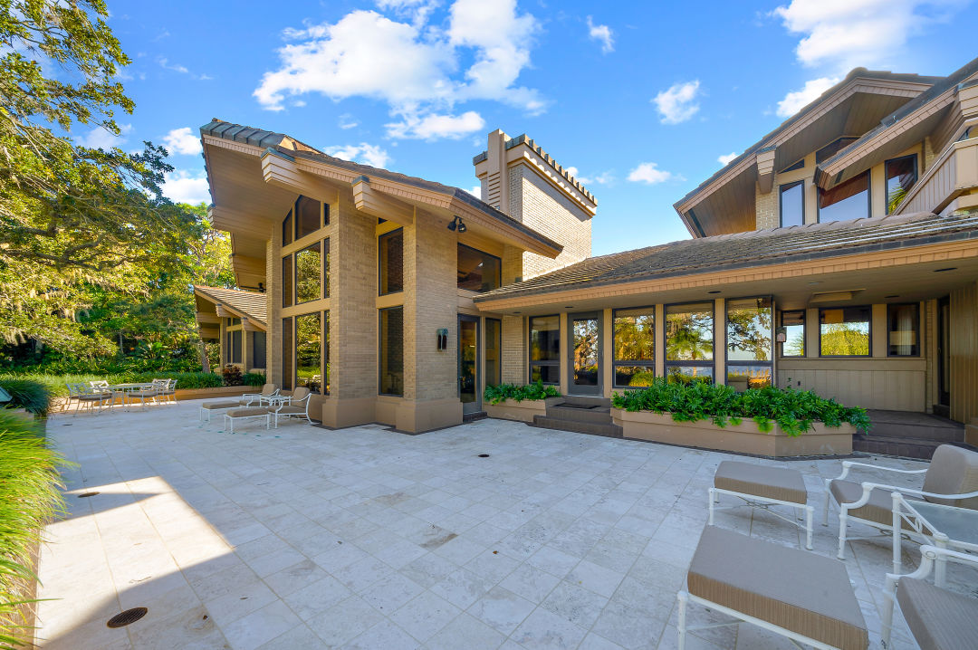 Exterior of a multi-million dollar home in Manatee County