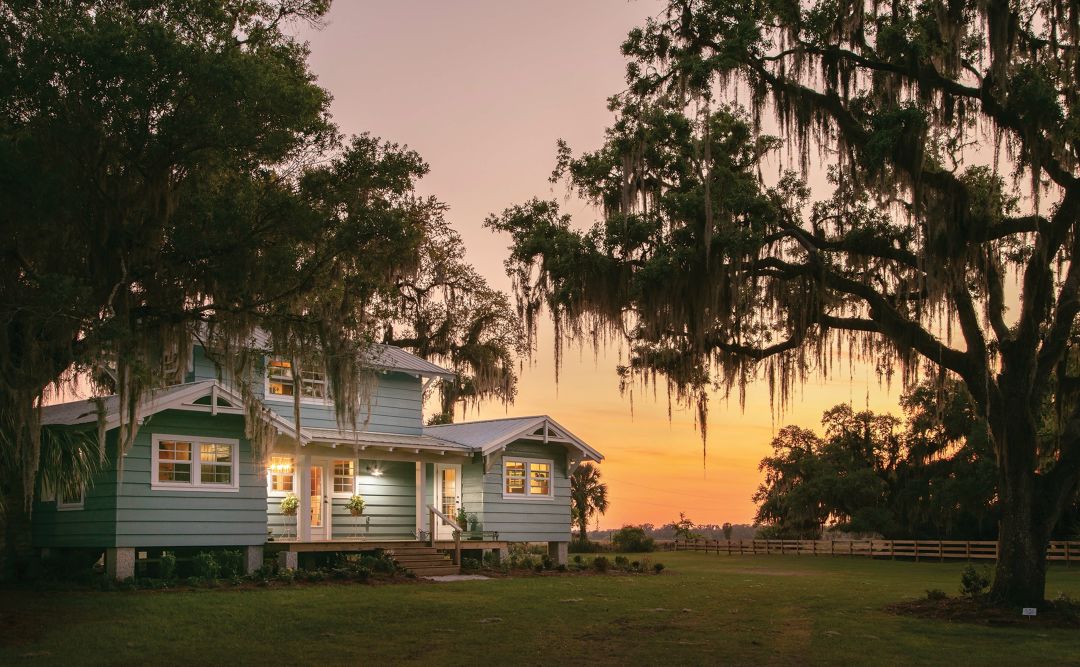 The restored Cracker cottage