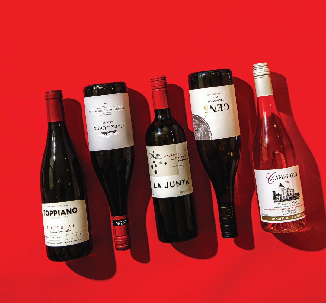 A selection of wines from Sarasota Wine Co.