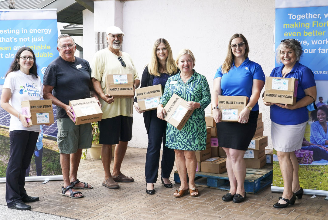 Florida Power & Light Company (FPL) and Senior Friendship Centers partnered to pack and distribute hurricane kits to 200 seniors in Sarasota County