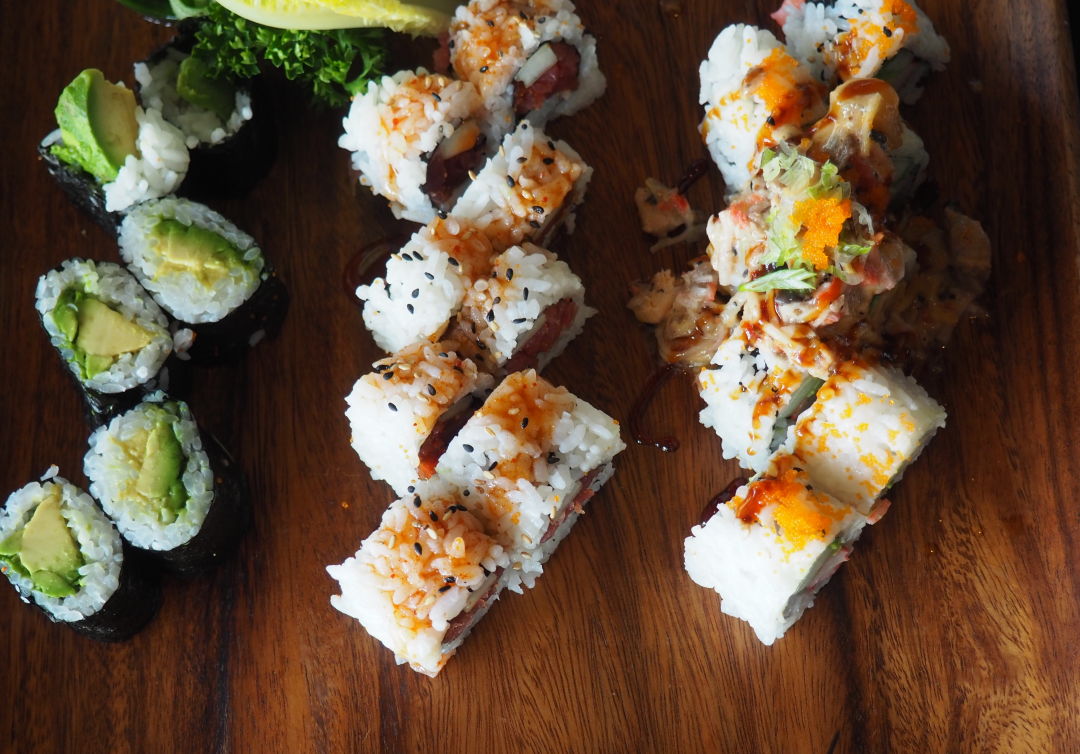 Sushi assortment at Sushi Ramen.