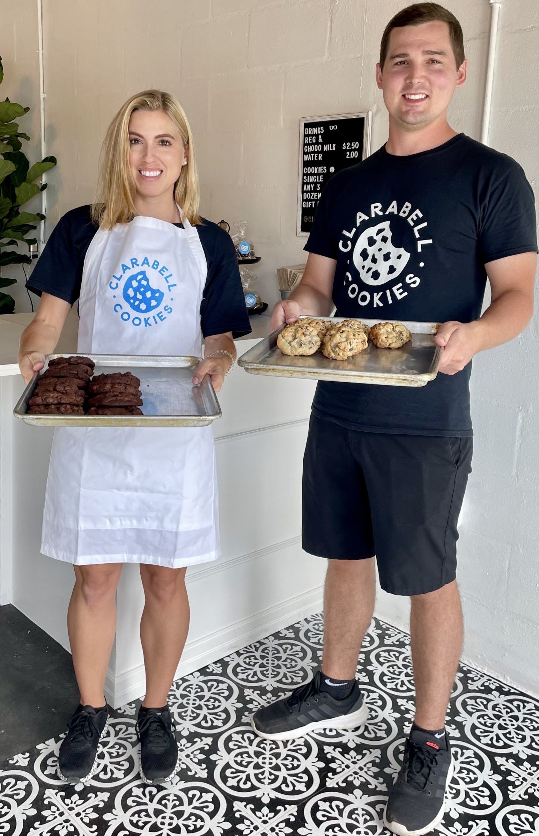 Clare and Gates Jerome, owners of Clarabell Cookies.