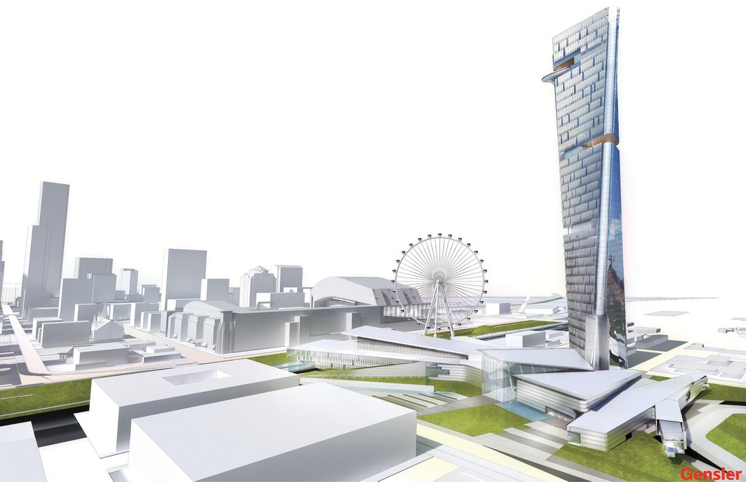 Downtown perspective hyperloop qwevvj