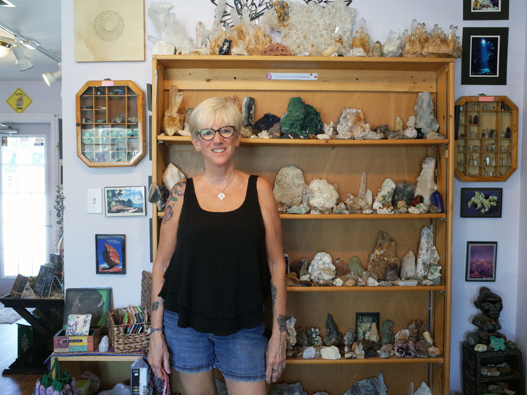 The Crystal Cave owner Susan Moen