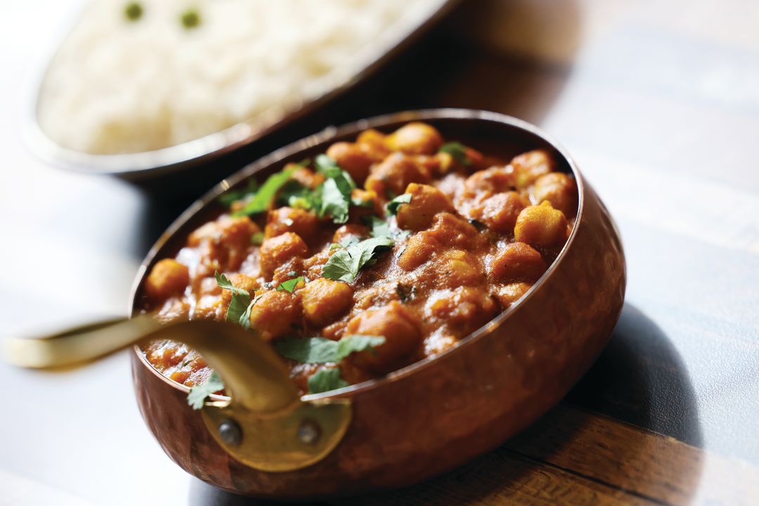 Chana masala at Turmeric.