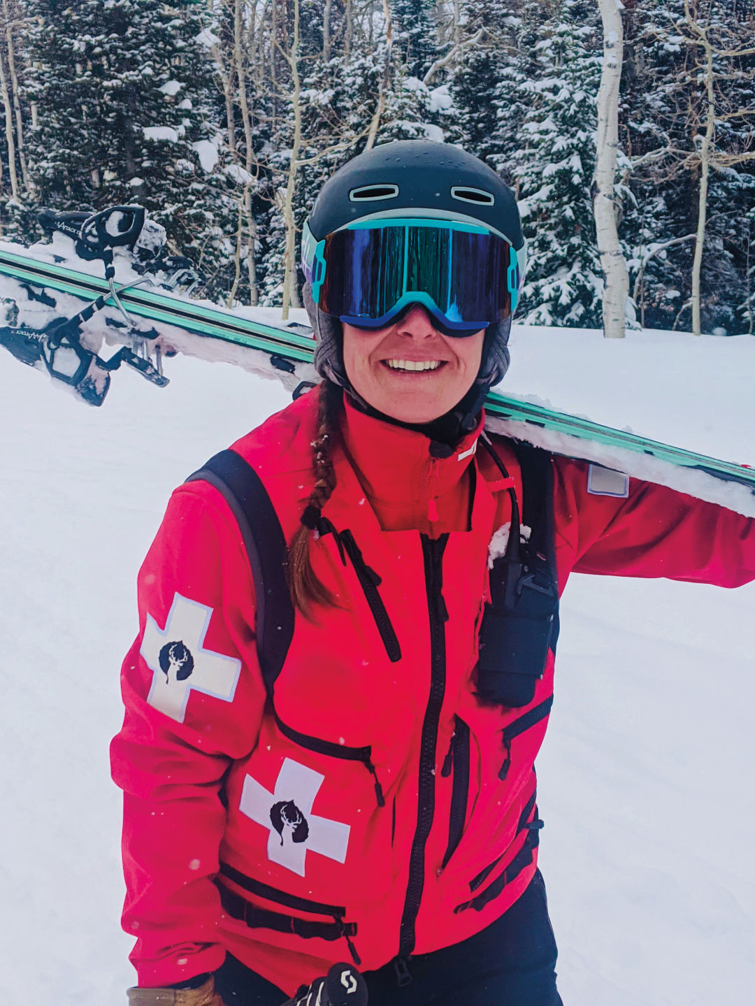 Julie Hygon, Ski Patroller