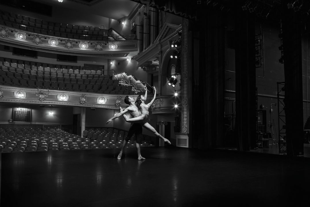 Sarasota Ballet dancers Ricardo Graziano and Ryoko Sadoshima.