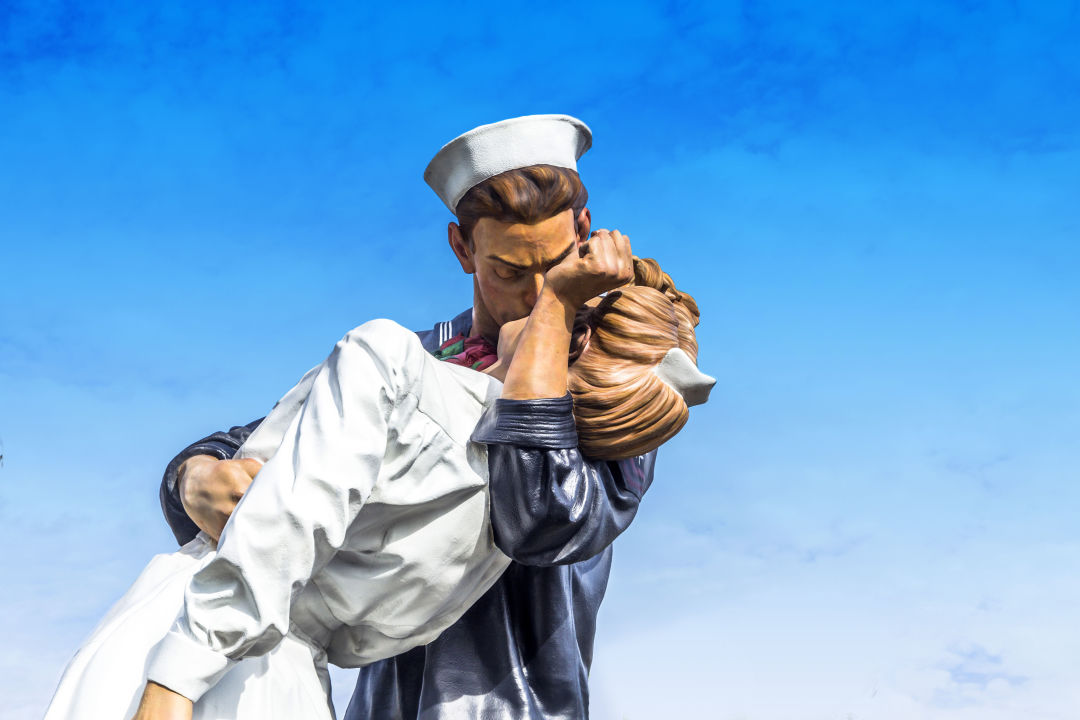 Downtown Sarasota's Unconditional Surrender statue