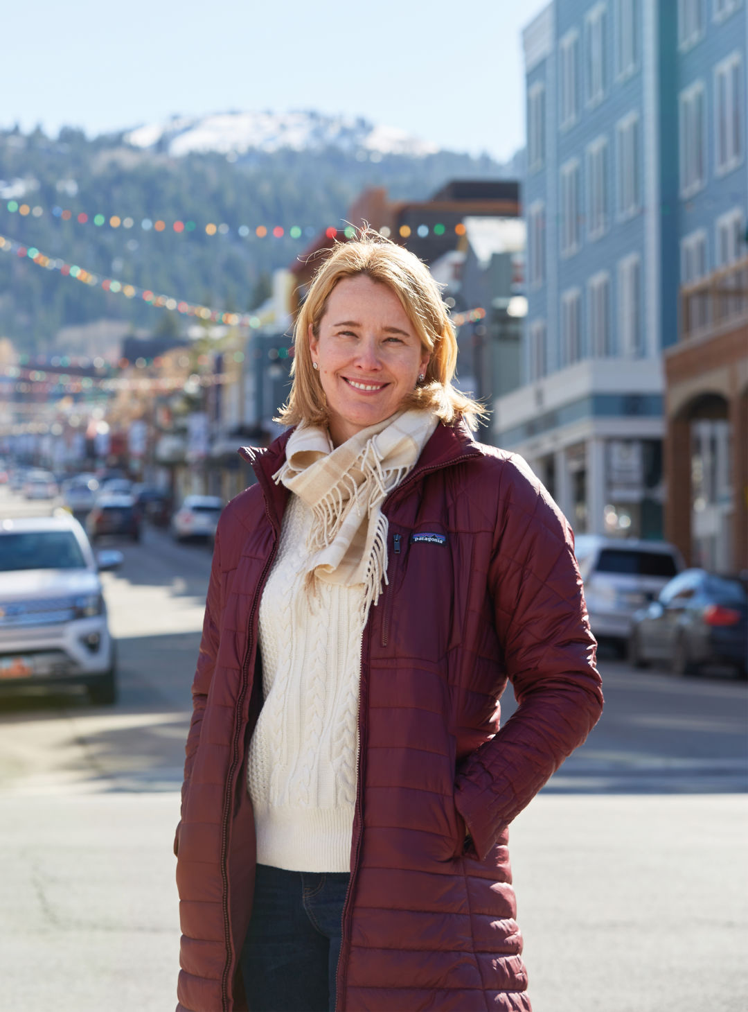 Jennifer Wesselhoff on Main Street