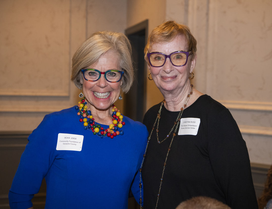 Community Foundation CEO Roxie Jerde and Christina Russi