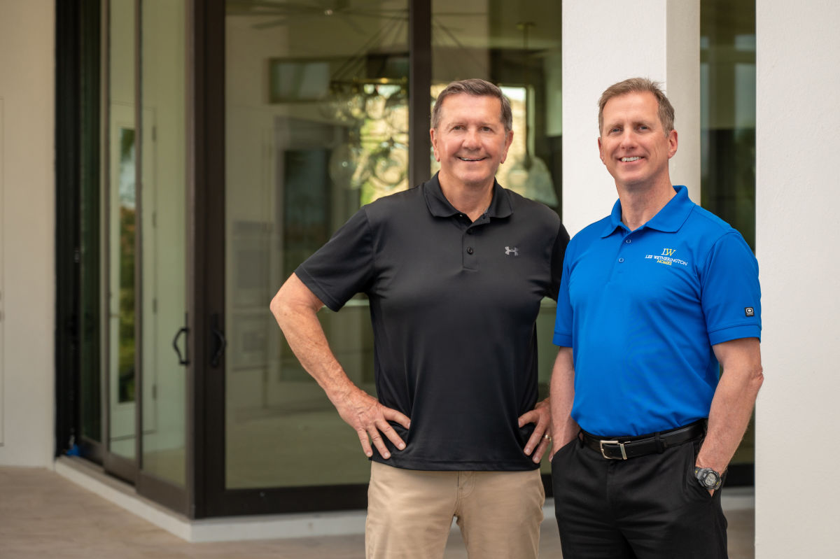 Lee Wetherington, President, and David Hunihan, CEO, Lee Wetherington Homes  | Sarasota Magazine