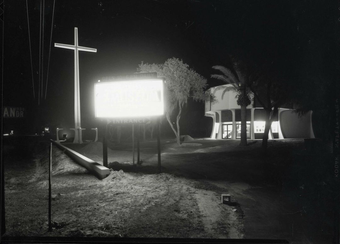 The exterior of the Museum of the Cross