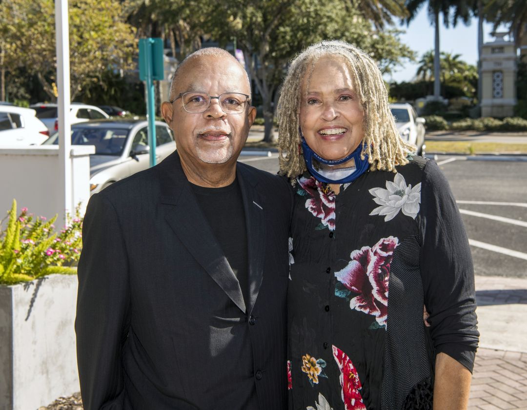 Dr. Henry Louis Gates Jr. and Charlayne Hunter-Gault at the Library Foundation for Sarasota County’s annual Author Luncheon.