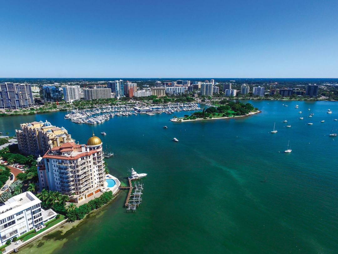 Downtown Sarasota's increasingly crowded skyline.