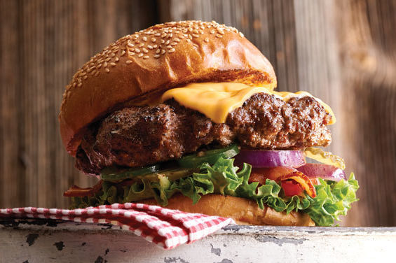 Greek Burger and fries - Picture of Pappas Burger, Houston