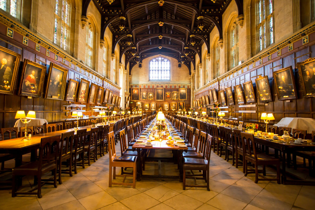 Oxford Dining Room Used In Harry Potter