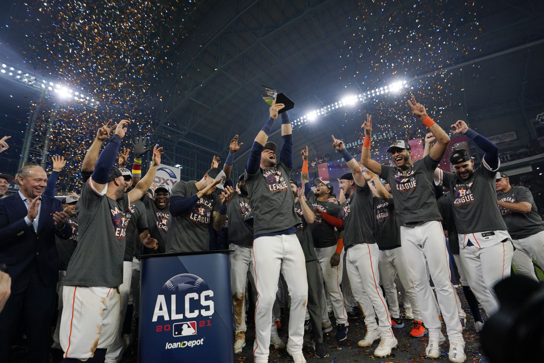 Official Houston Astros Skyline Team Players World Series